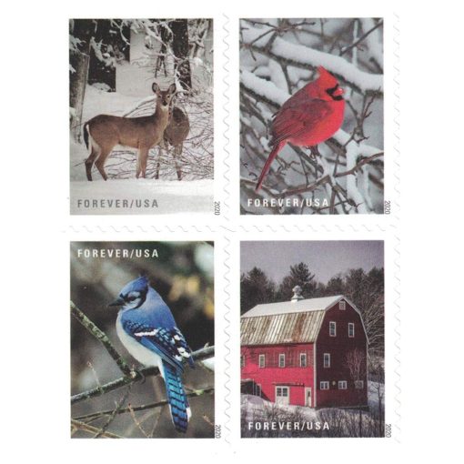 Winter Scenes 2020 USPS Stamps