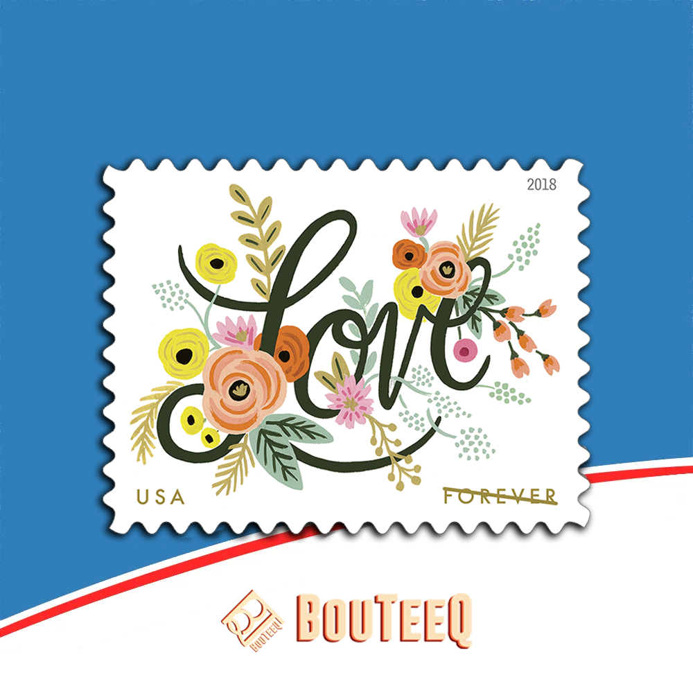 Love Flourishes 2018 USPS Stamps ��� All Brand New Forever Stamps i