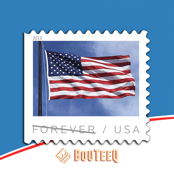 2019 US Flags USPS Stamps image 0
