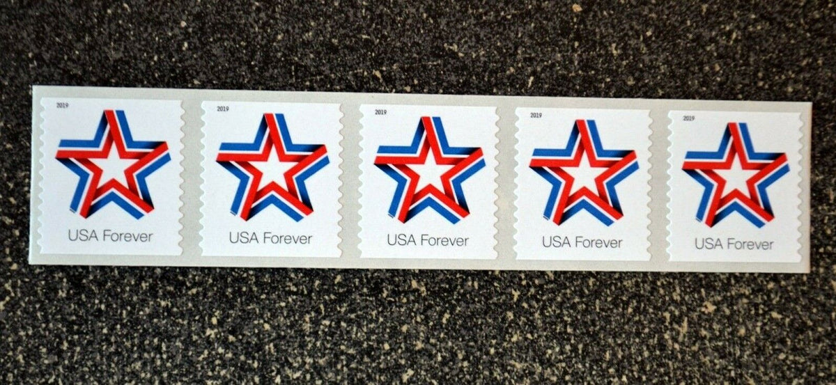 Star Ribbon 2019 USPS Stamps ��� All Brand New Forever Stamps i