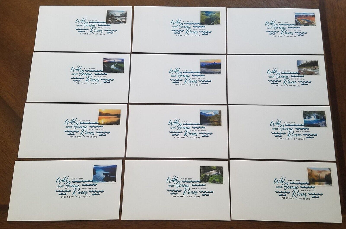 Wild And Scenic Rivers 2019 USPS Stamps ��� All Brand New Forever Stamps i
