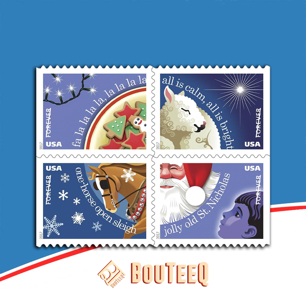 Christmas Carols 2017 USPS Stamps