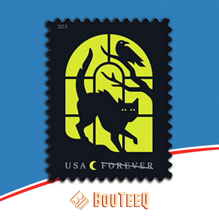 Spooky Silhouettes Halloween 2019 USPS Stamps