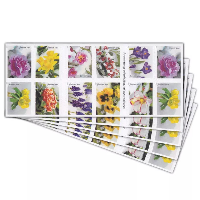 Snowy Beauty 2022 USPS Stamps ��� All Brand New Forever Stamps i