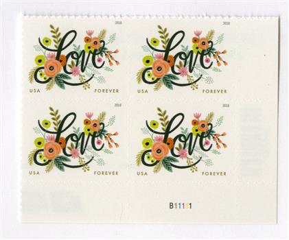 Love Flourishes 2018 USPS Stamps ��� All Brand New Forever Stamps im