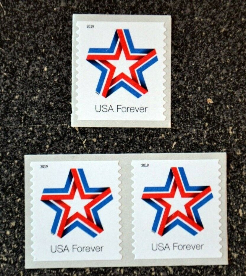 Star Ribbon 2019 USPS Stamps ��� All Brand New Forever Stamps i
