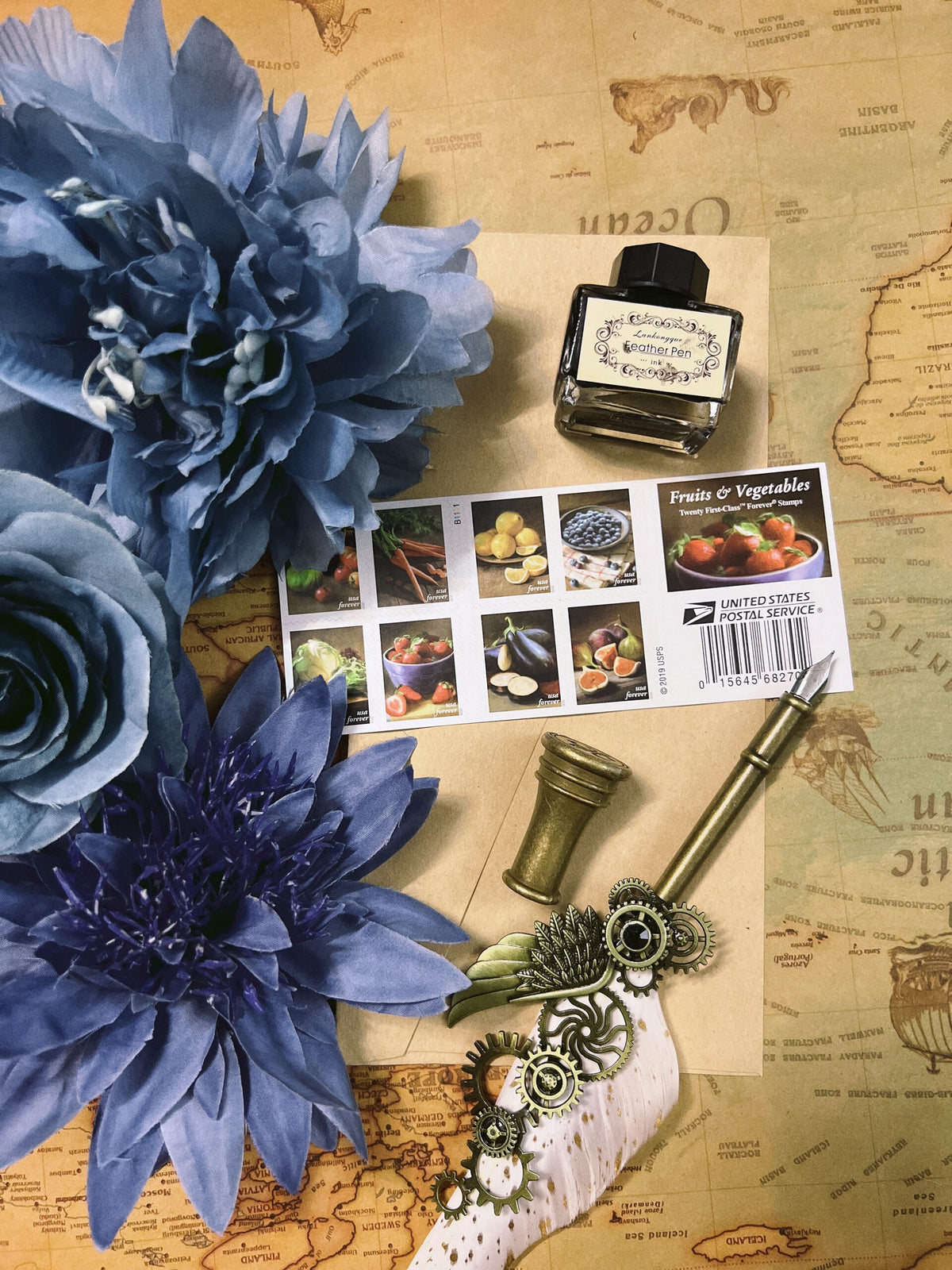 Fruits And Vegetables 2019 USPS Stamps