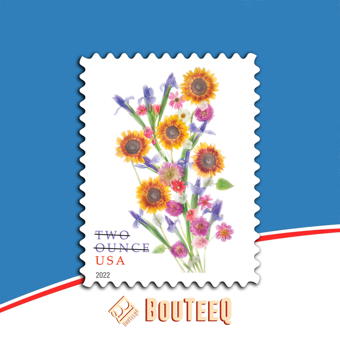 Sunflower Bouquet 2022 USPS Stamps ��� All Brand New Forever Stamps i