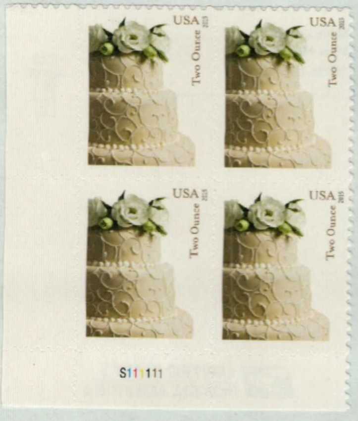 Wedding Cake 2015 USPS Stamps image 2