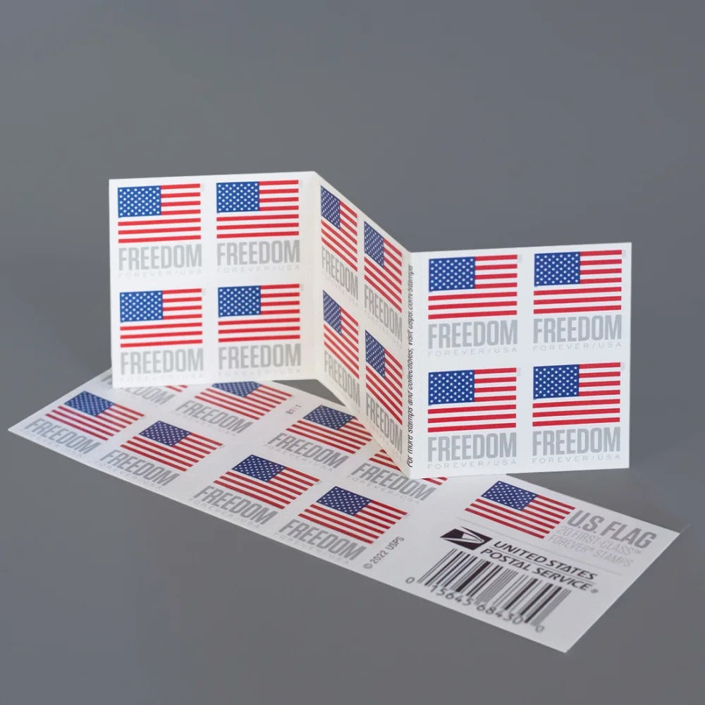 2023 US Flags USPS Stamps image 7