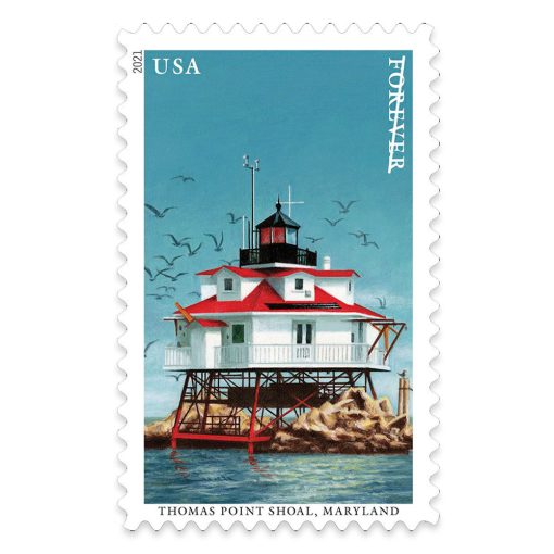 Mid Atlantic Lighthouse 2021 USPS Stamps