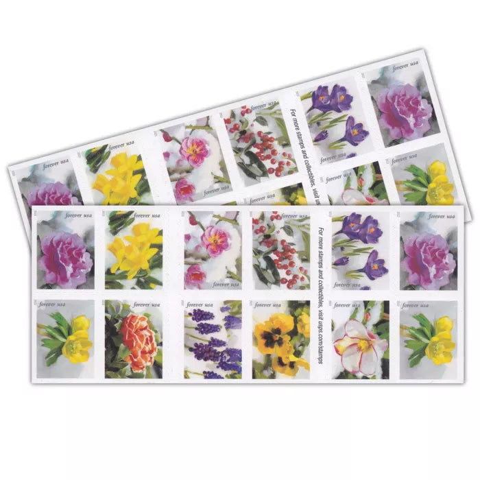 Snowy Beauty 2022 USPS Stamps ��� All Brand New Forever Stamps i