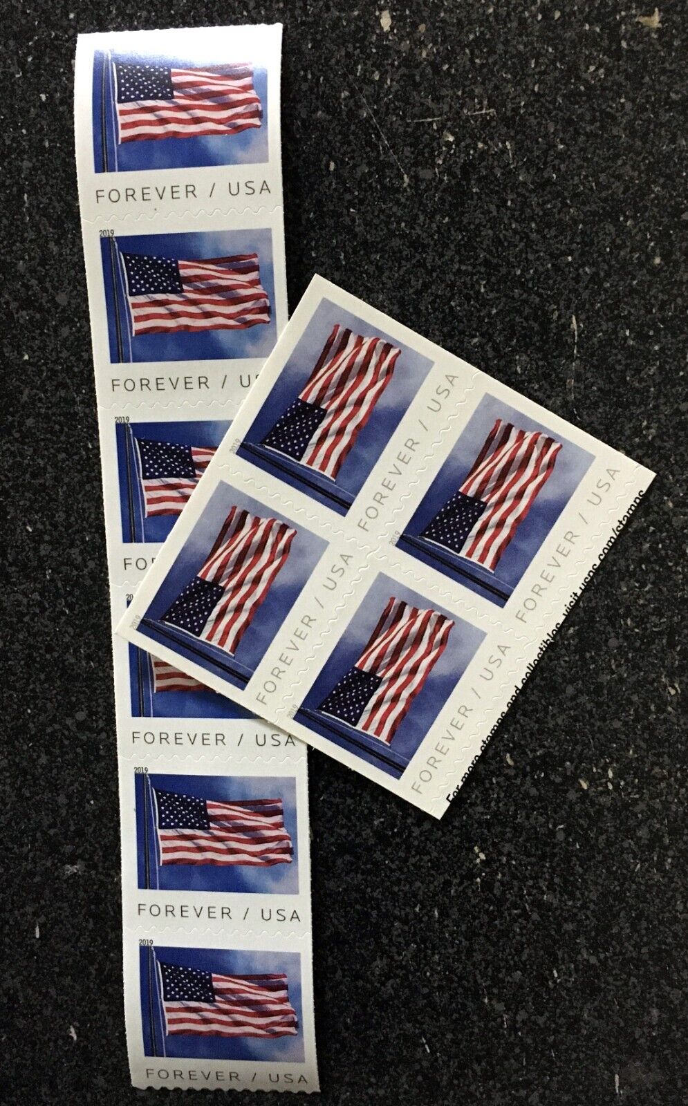 2019 US Flags USPS Stamps image 7
