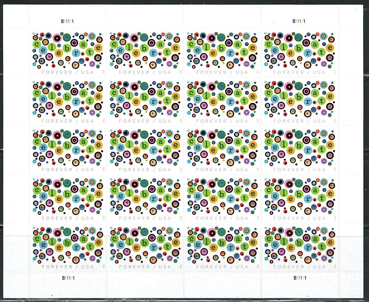 Let���s Celebrate 2020 USPS Stamps ��� All Brand New Forever St