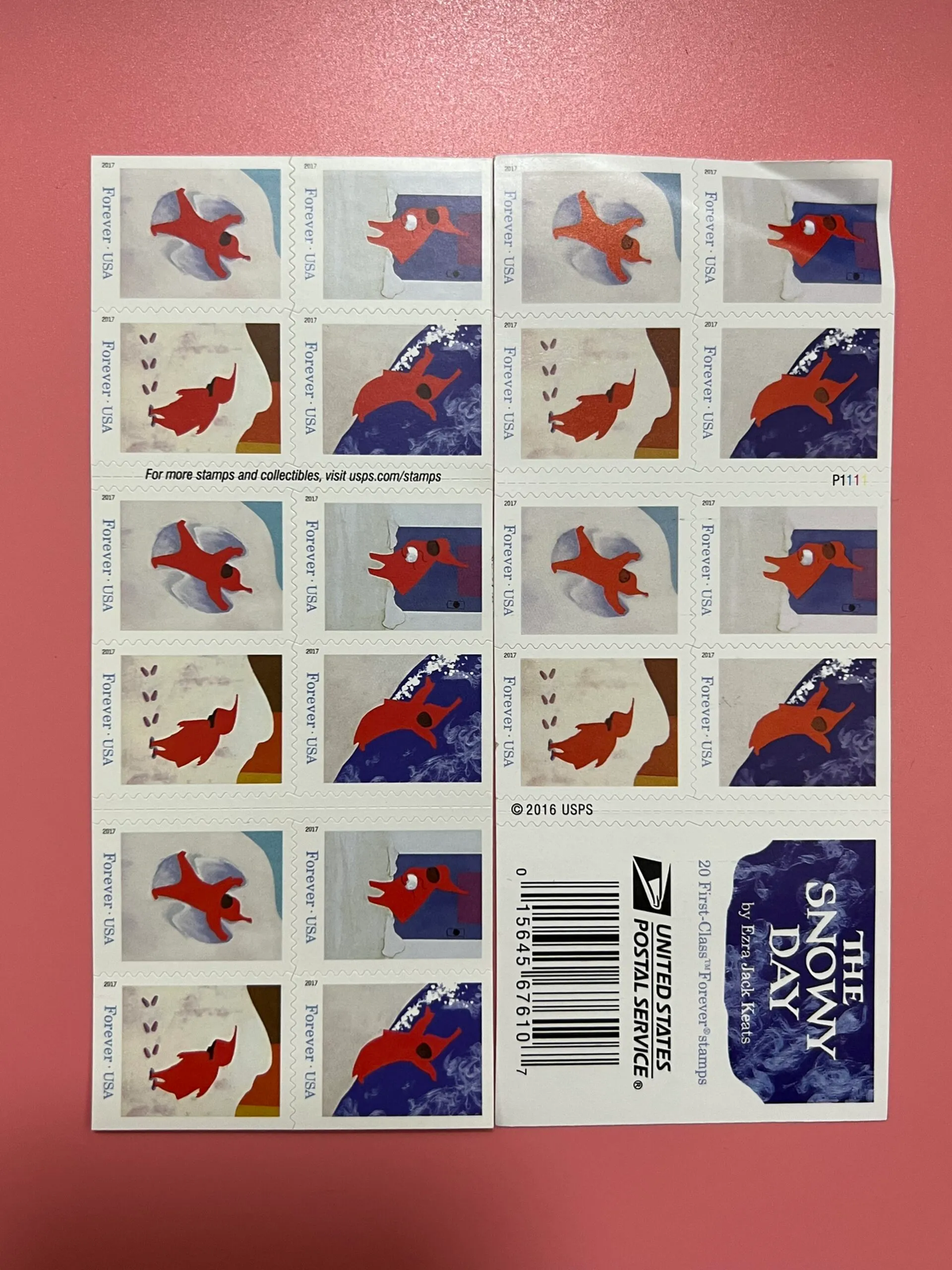 Snowy Day 2017 USPS Stamps