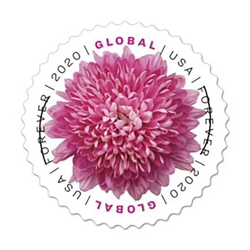 Global Chrysanthemum 2020 USPS Stamps