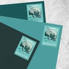 Save Manatees 2024 USPS Stamps ��� All Brand New Forever Stamps i