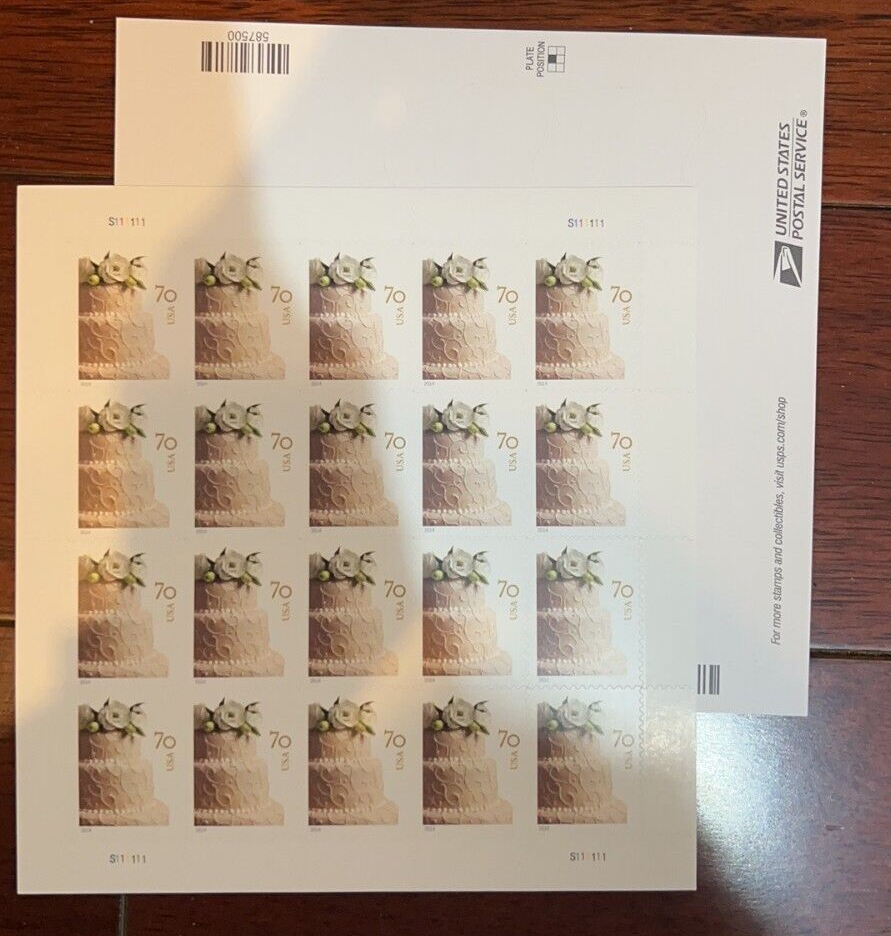 Wedding Cake 2015 USPS Stamps image 5