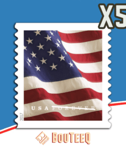 2017 US Flag - 5 Coils Of Roll