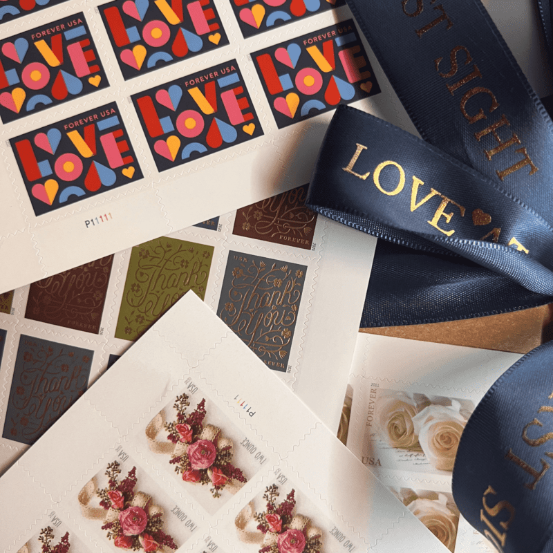 Wedding Postage Stamps 2022 BouTeeQ