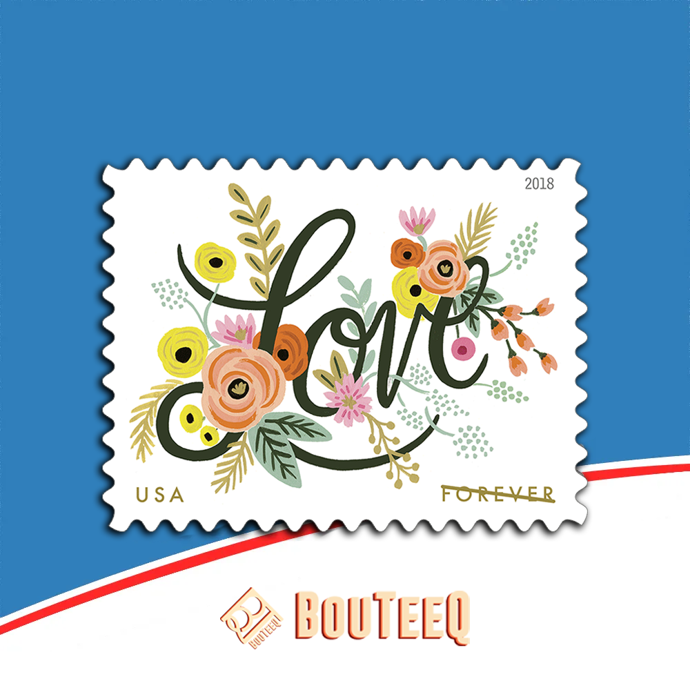 Love Flourishes 2018 USPS Stamps – All Brand New Forever Stamps