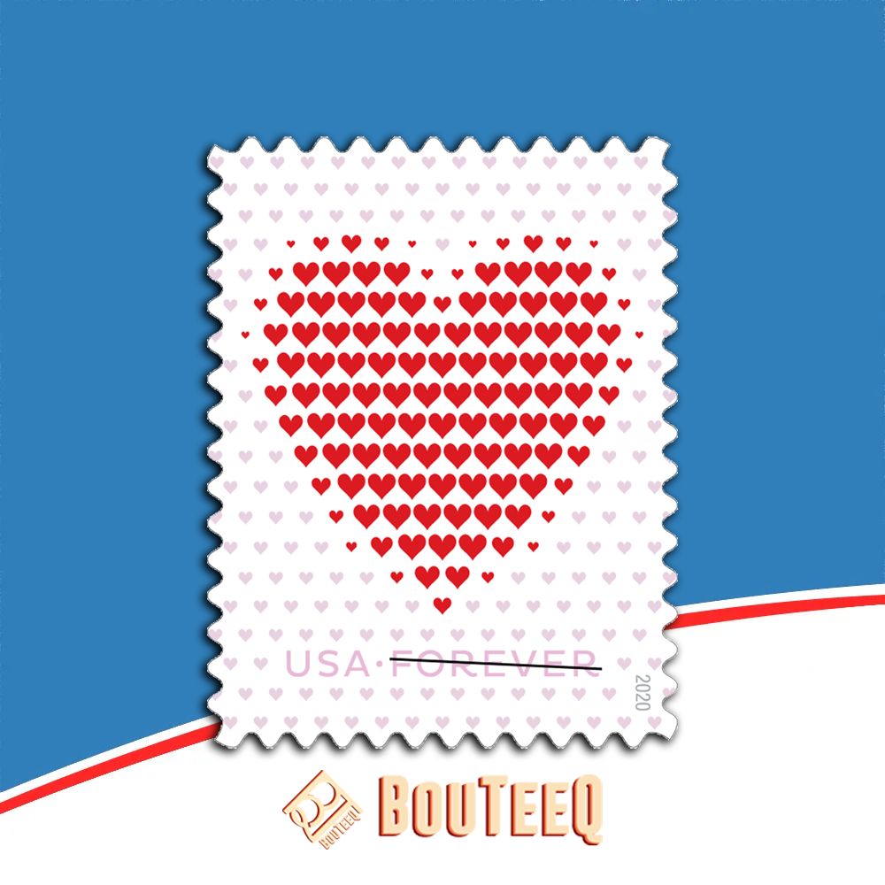 Made of Hearts 2020 USPS Stamps â€“ All Brand New Forever Stamps