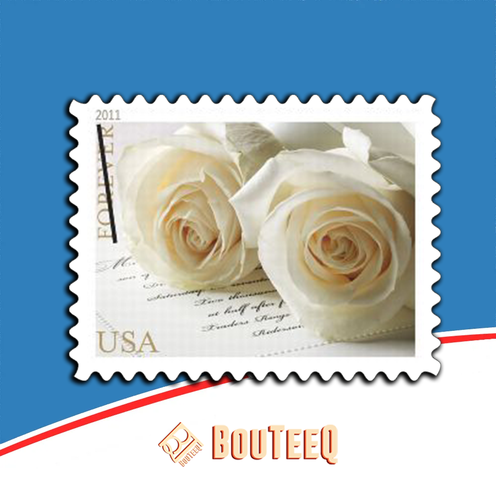 Wedding Roses Commemorative 2011 USPS Stamps â€“ All Brand New Forever Stamps